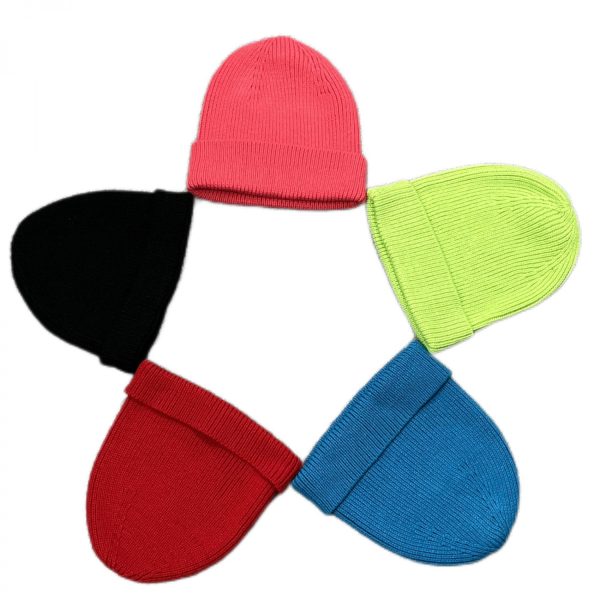 BH06  Recycled polyester beanie hat Winter hat Knitted hat Windproof warm beanie hat