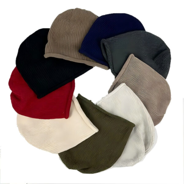 BH07  Recycled polyester beanie hat Winter hat Knitted hat Windproof warm beanie hat