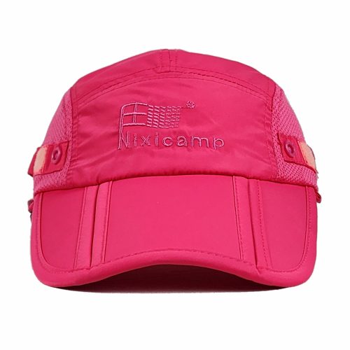 CAP26 Foldable brim polyester baseball cap embroidered cap fast dry casual cap