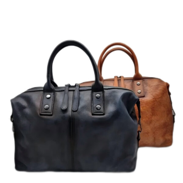 TB02 Genuine Leather Handbag Travel Bag For Business