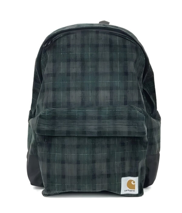BP11 Corduroy Plaid Large Capacity Backpack Bag Outdoor Bag Travel Bag