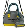 GH05 PU Golf Storage Bag,Organizer,2 in 1 Handbag