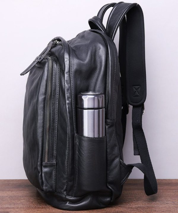 BP01 Large capacity genuine leather bag backpack bag Laptop Backpackbag Men's Bag