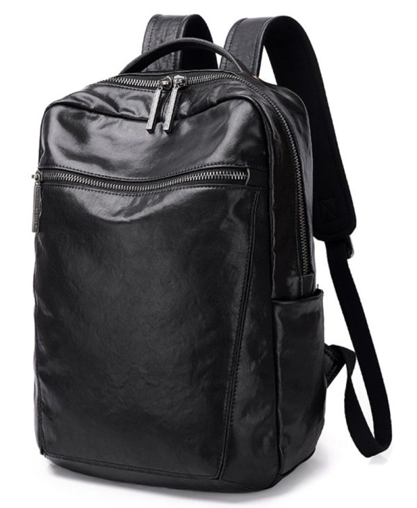 BP04 Large capacity genuine leather backpack bag Laptop Backpackbag Men's Bag