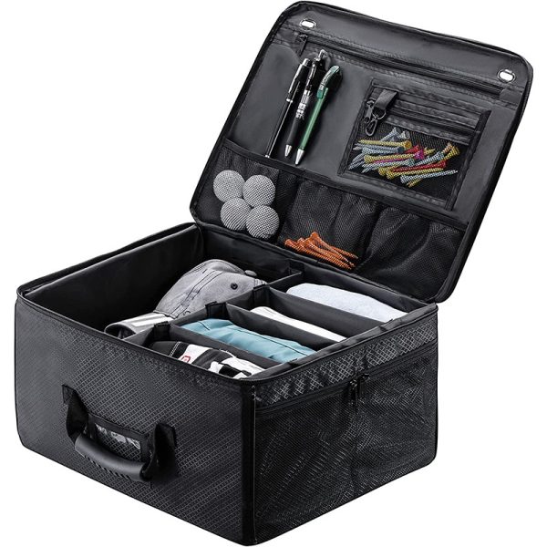 GO02 Polyester Golf Storage Bag,Large Capacity Organizer,Travel Bag,Shoes Bag