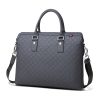BC01 High Quality Full Grain Genuine Leather Men's Briefcase Laptop Bag