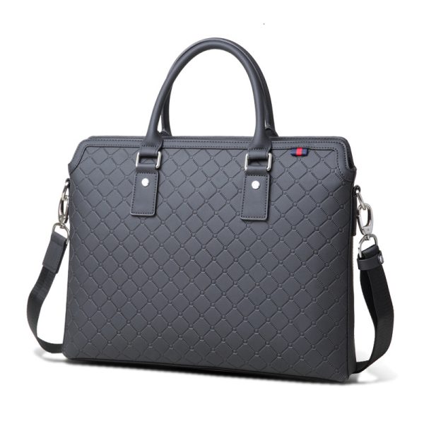 BC01 High Quality Full Grain Genuine Leather Men's Briefcase Laptop Bag