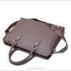 BC01 High Quality Full Grain Genuine Leather Men's Briefcase Laptop Bag