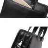 BC02 High Quality Full Grain Genuine Leather Men's Briefcase Laptop Bag