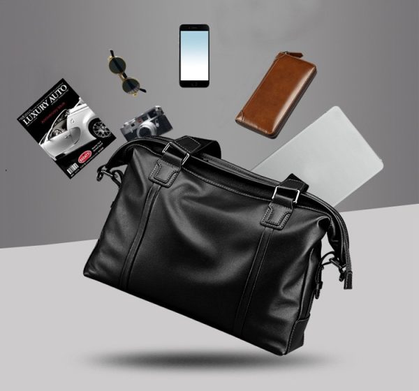 BC03 High Quality Full Grain Genuine Leather Men's Briefcase Computer  Bag