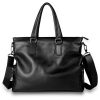 BC04 High Quality Full Grain Genuine Leather Men's Briefcase Laptop Bag