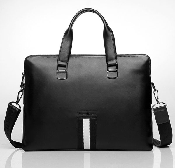 BC05 High Quality Full Grain Genuine Leather Men's Briefcase Laptop Bag
