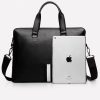 BC05 High Quality Full Grain Genuine Leather Men's Briefcase Laptop Bag