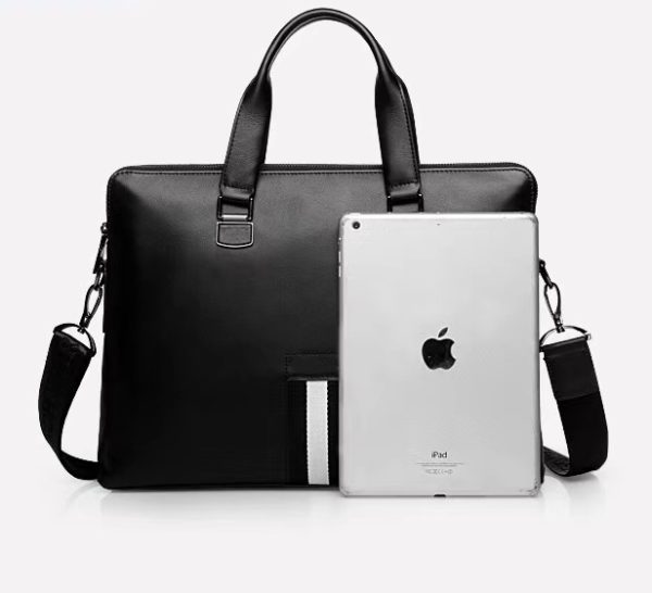 BC05 High Quality Full Grain Genuine Leather Men's Briefcase Laptop Bag