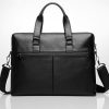 BC05 High Quality Full Grain Genuine Leather Men's Briefcase Laptop Bag
