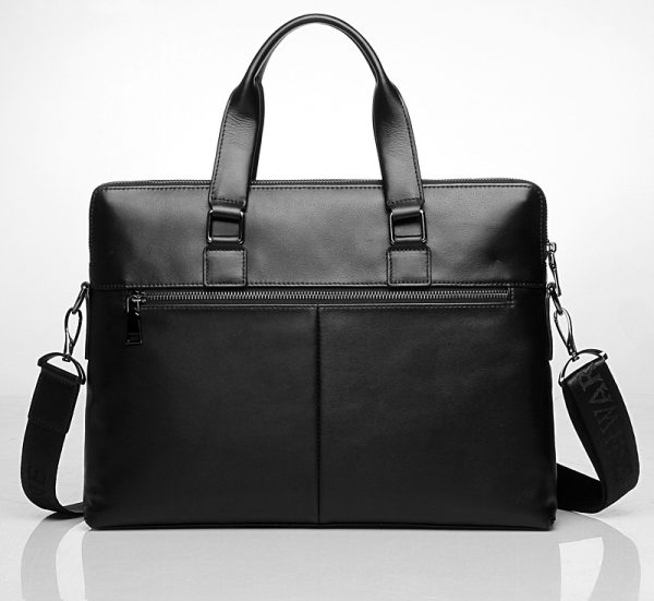 BC05 High Quality Full Grain Genuine Leather Men's Briefcase Laptop Bag