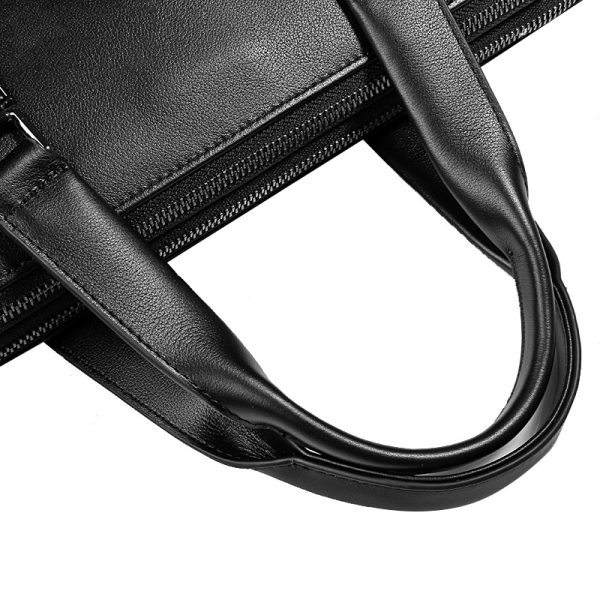 BC05 High Quality Full Grain Genuine Leather Men's Briefcase Laptop Bag