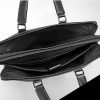 BC05 High Quality Full Grain Genuine Leather Men's Briefcase Laptop Bag