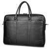 BC06 High Quality Full Grain Genuine Leather Men's Briefcase Laptop Bag
