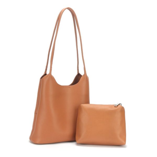 HB26 Multifunction Genuine Leather Handbag Shoulder Bag 2 in1 Handbag