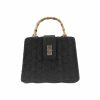 STB04 Handmade Vintage Natural Rattan Beach Bag Women Straw Bag Girls Bamboo Handbag