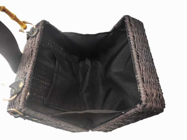 STB04 Handmade Vintage Natural Rattan Beach Bag Women Straw Bag Girls Bamboo Handbag