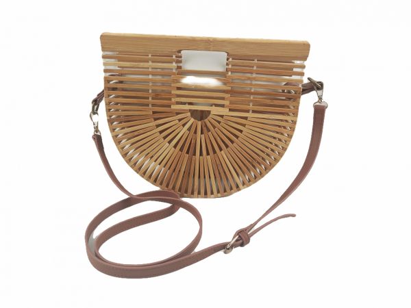 STB03 Handmade Vintage Natural Rattan Beach Bag Women Straw Bag Girls Bamboo Handbag Shoulder Bag