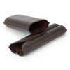 HDB12 Handmade luxury 2 piece cigar packaging box leather travel cigar cases