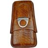 HDB10 Hot selling 3 fingers type cigar leather case holder