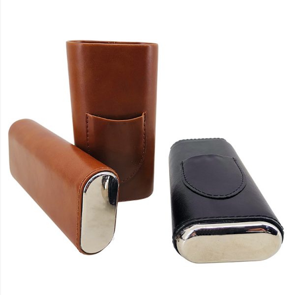 HDB08 Modern Small Travel Portable Cigar Box Custom Logo Cigar Storage Box