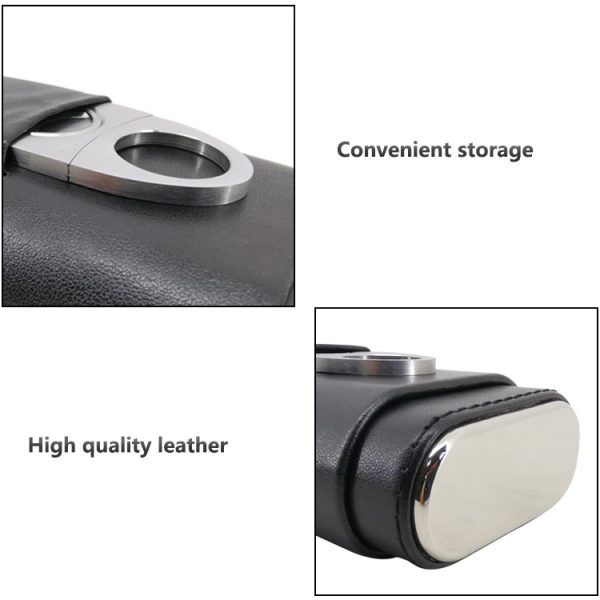 HDB08 Modern Small Travel Portable Cigar Box Custom Logo Cigar Storage Box