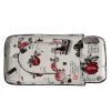 HDB11  3 shot Fancy Custom Handmade PU Leather Cigar Cases