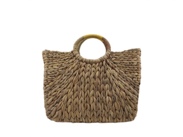 STB11  Purse  Natural Rattan Handmade Beach Travel HandBag Large capacity